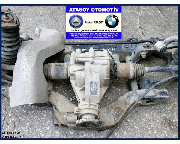 MERCEDES W163 ML 270CDI ARKA DEFRANSİYEL 3.46 4460060029 4460310013 4460310012 1633500414 A1633500414 4460-310-013 4460-310-012 MERCEDES ML ARKA DEFRANSİYEL ML430 ARKA DEFRANSİYEL ML 55 AMG ARKA DEFRANSİYEL